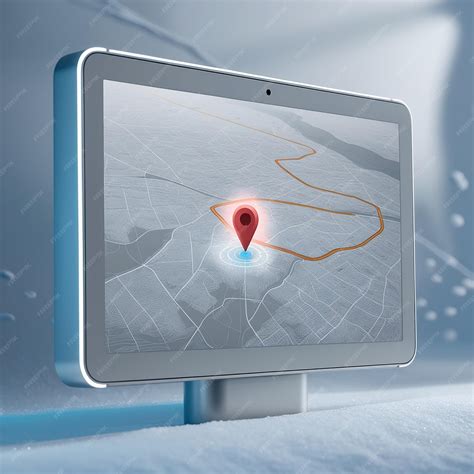 GPS tracking map helps you find your location and route on the map