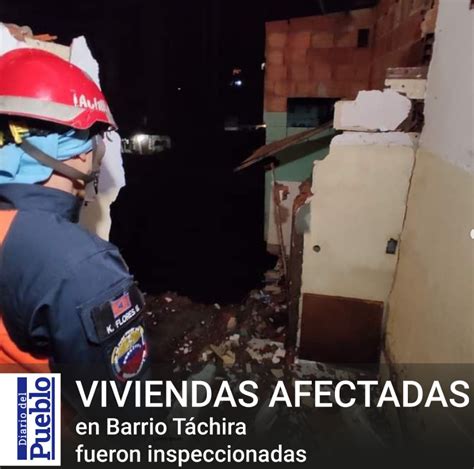 Viviendas Afectadas En Barrio T Chira Fueron Inspeccionadas Diario