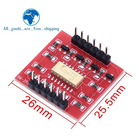 10PCS TZT TLP281 4 CH 4 Channel Opto Isolator IC Module For Arduino