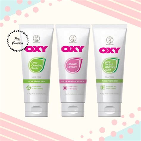 Jual Oxy Face Wash Oxy Acne Control Whitening Wash Oxy Ultimate