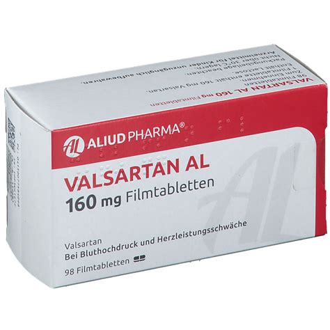 Valsartan Al Mg St Mit Dem E Rezept Kaufen Shop Apotheke