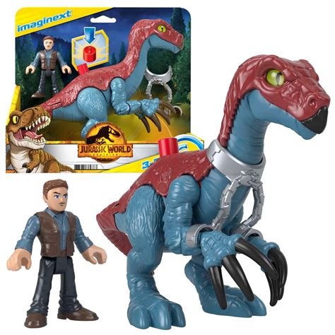 Jurassic World Zestaw Imaginext Figurki Therizinosaurus Owen Za