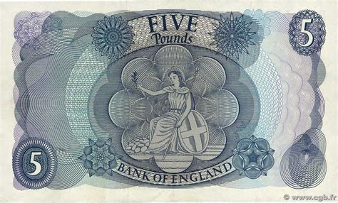 5 Pounds INGLATERRA 1963 P 375a B01 5670 Billetes