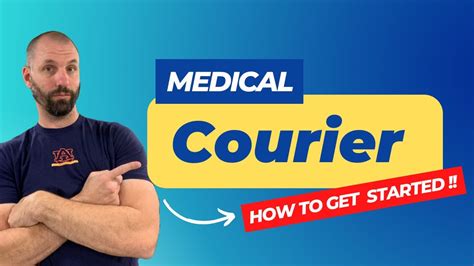 How To Get Started As An Independent Medical Courier Step By Step