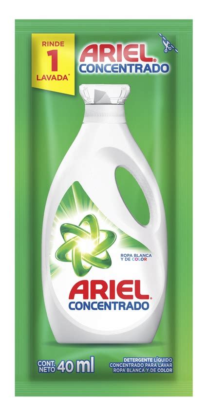 Detergente Ariel Liquido Sachet 40ml 48 Unidades Superstore Mercado