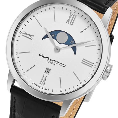 Baume And Mercier Classima Moonphase Quartz A10219 Swiss Luxury