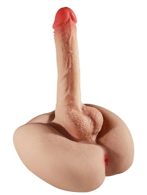 2 In 1 Torso Man Sex Pop Met Realistische Dildo En Testikel Anaal Man