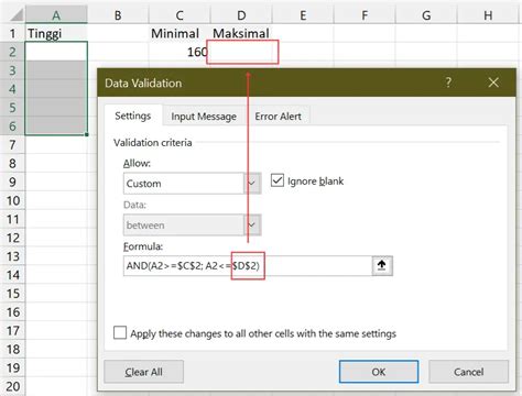 Cara Menggunakan Rumus Data Validation Excel Excelandor 2025