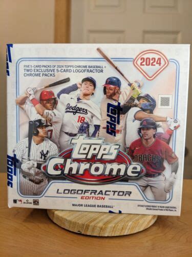 2024 MLB Topps Chrome Logofractor Factory Sealed Hobby Box EBay