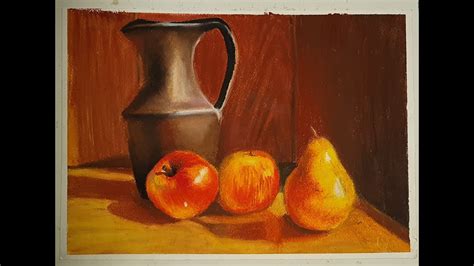 How To Draw Still Life Step By Step With Oil Pastel For Beginners YouTube