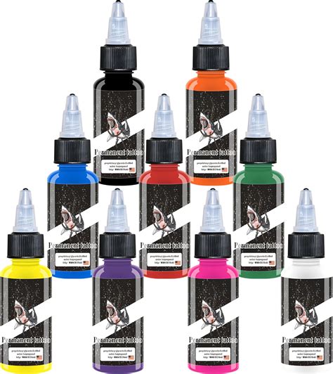 HAWINK Tattoo Ink Set Ensemble D Encre De Tatouage 15 Ml 14 Oz 14