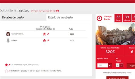 La Sala De Subastas De Iberia El Tutorial Vuelos Baratos A Y Desde