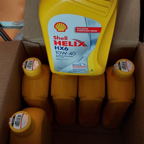 Jual Shell Helix Hx6 1 Liter Original Segel Barcode Kota Semarang