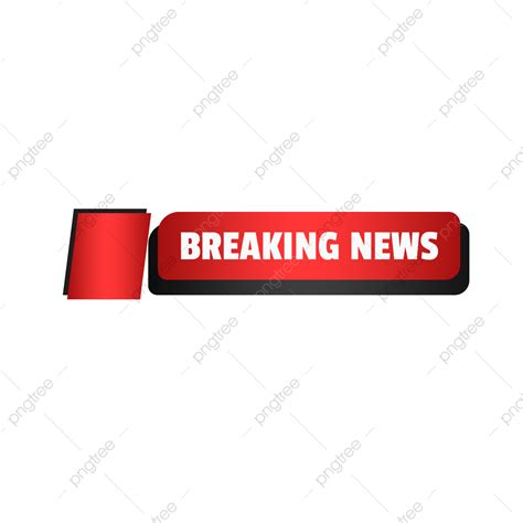 News Lower Third Png Image Shiny Breaking News Label Banner Lower