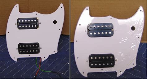 2 Squier Bullet Mustang Loaded Pickguards Reverb