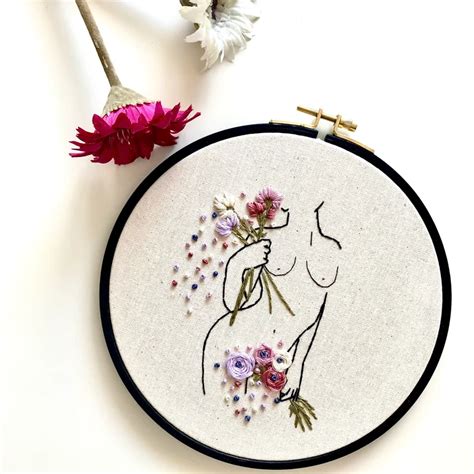 Naked Lady Embroidery Kit Needle Craft Kit Female Hoop Etsy Artofit