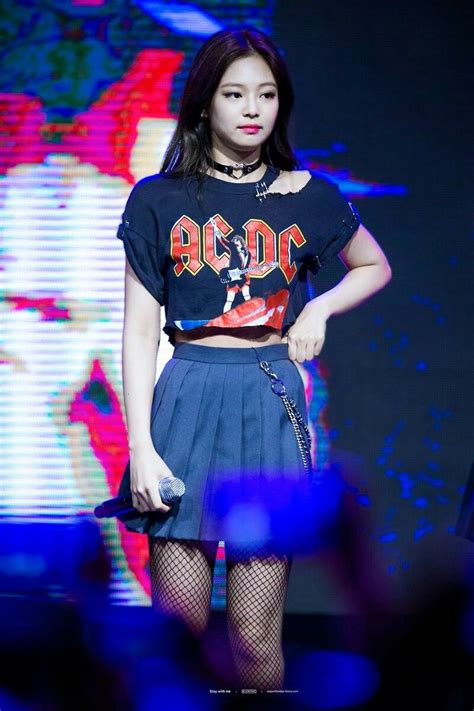 Jennie Kim Black Pink Jennie Roupas De Palco Garotas Kpop Feminino