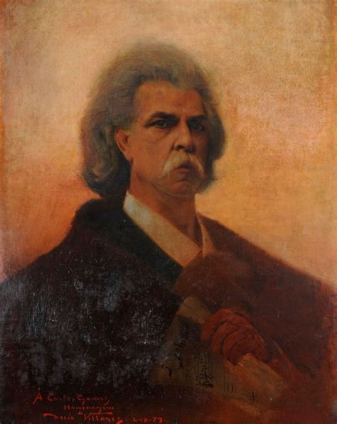 Retrato Do Maestro Ant Nio Carlos Gomes Pintura De D Cio Villares