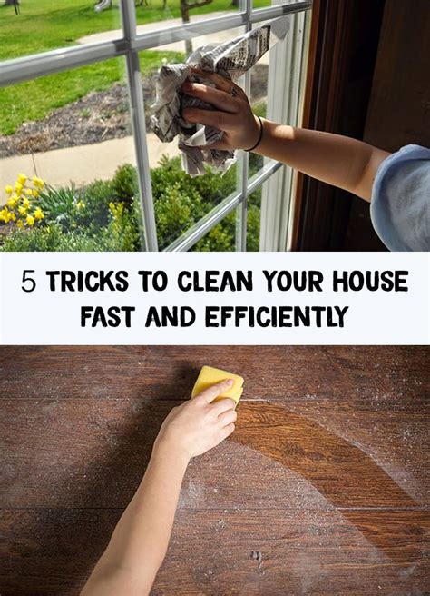 House Cleaning Tricks To Clean Your House Fast And Efficiently