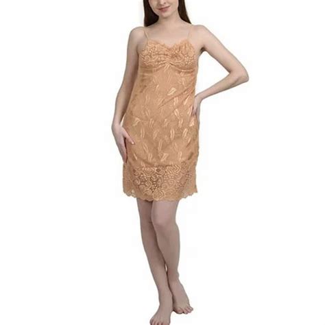 Lycra Cotton Floral Dolce Viva Gold Nightwear For Girls Babydoll Lingerie Multicolor Size