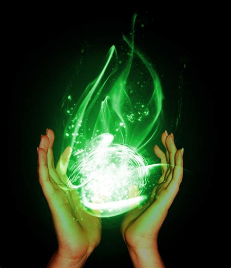 Magic Orb By Edithsparrow Magic Aesthetic Green Magic Elemental Magic