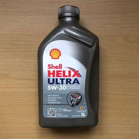 Shell Helix Ultra ACEA A3/B4 5W-30 Fully Synthetic Car Engine Oil 1L 1 ...