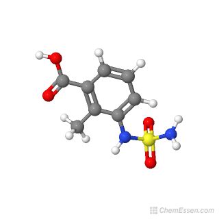 2 Methyl 3 Sulfamoylamino Benzoic Acid SDF Mol File C8H10N2O4S