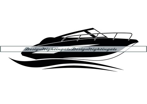 Speedboot Svg Motorboot Svg Yacht Svg Speedboot Clipart Etsy Belgi