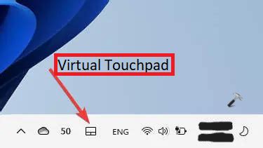 Show Hide Virtual Touchpad Icon On Windows Taskbar Pirated Land Hot