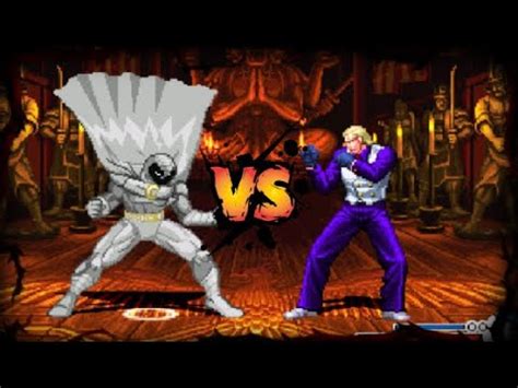 Moon Knight Vs Geese Howard MUGEN BATTLE YouTube