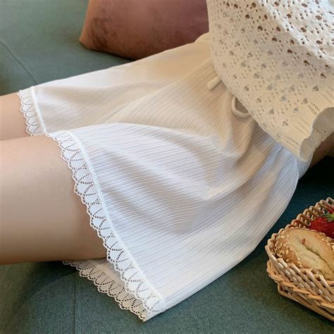Jual Celana Pendek Korea Wanita Manis Lembut Lace Cute Santai Celana Tidur Hot Pants Short Pants