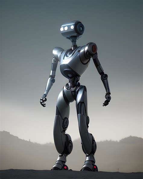 Standing Robot Aesthetic 22654017 Stock Photo At Vecteezy