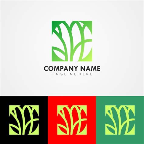 Abstraktes ökologie unternehmens branding logo design design vorlage