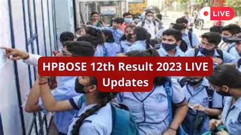 HPBOSE 12th Result 2023 OUT LIVE Updates 79 74 Percent Students Pass