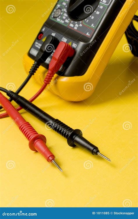 Digital Multimeter Probes Stock Image Image Of Multimeter 1011085