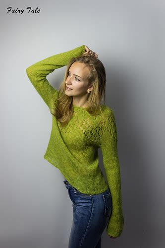 Ravelry Olive Sheer Sweater Pattern By Irina Khoroshaeva