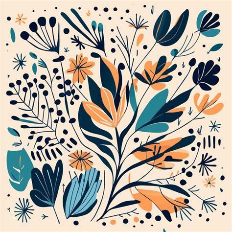 Premium Vector | Natureinspired organic shapes