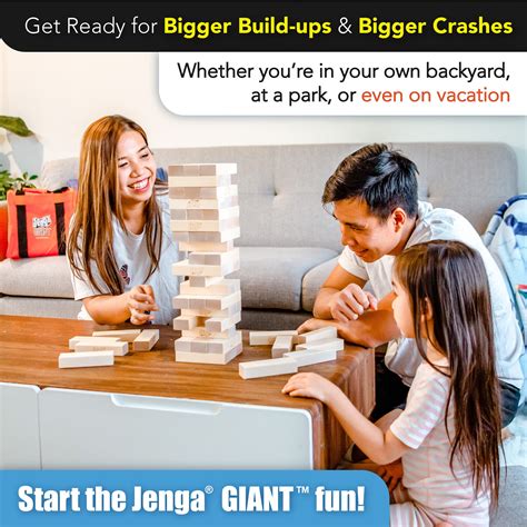 Mua Official Jenga Giant Js4 Oversized Jenga Game Stacks To Over 3