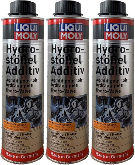 Liqui Moly 3X Hydro Stößel Additiv 1009 Amazon de Auto Motorrad