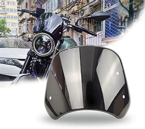 HARPUOU Universal High Motorcycle Windshield Wind Deflector Windscreen