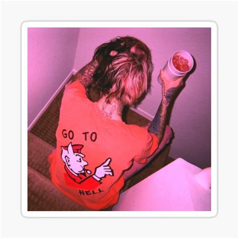 Lil Peep Go To Hell T Shirt Sticker For Sale By Tumfei Redbubble