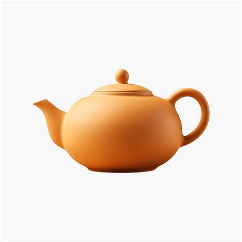 Chinese Orange Earthen Tea Pot Easyshop Design Set For Breakdance