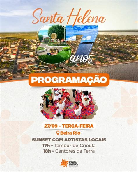 Prefeitura Promove Grande Festa Para Comemorar Os 87 Anos De Santa