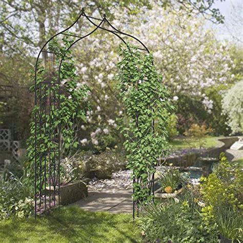 Outsunny Treillis D Arche De Jardin De 2 5 M Tonnelle De Mariage D