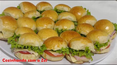 Mini Lanchinhos Para Festas F Cil De Fazer Timo Para Vender Youtube