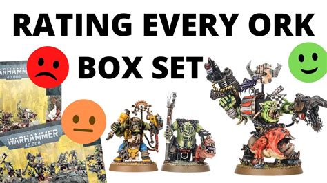 Rating Every Warhammer K Orks Box Set Every Ork Codex Kit Reviewed