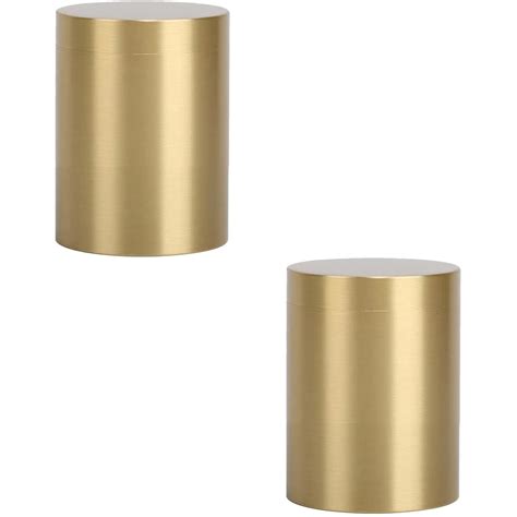 2pcs Household Loose Tea Container Copper Tea Box Tea Storage Container