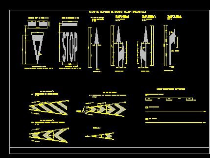 Segnaletica Orizzontale In Autocad Libreria Cad