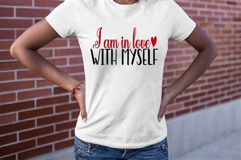 I Am In Love With Myself Svg Design Graphic By Samesh Chakma · Creative Fabrica