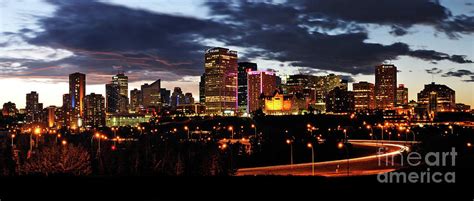 Edmonton Downtown Skyline 2017 Photograph By Terry Elniski Fine Art